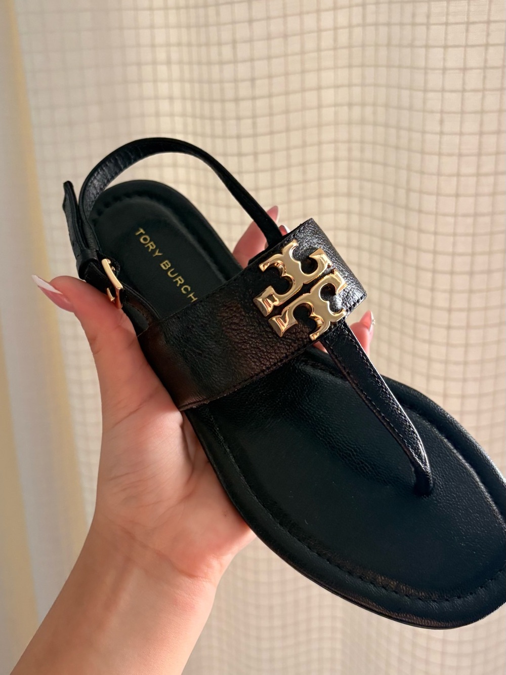 Tory Burch Eleanor T-Strap Sandals size 5